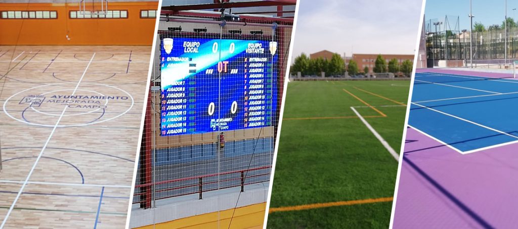 mondo en la renovación del complejo deportivo de mejorada del campo